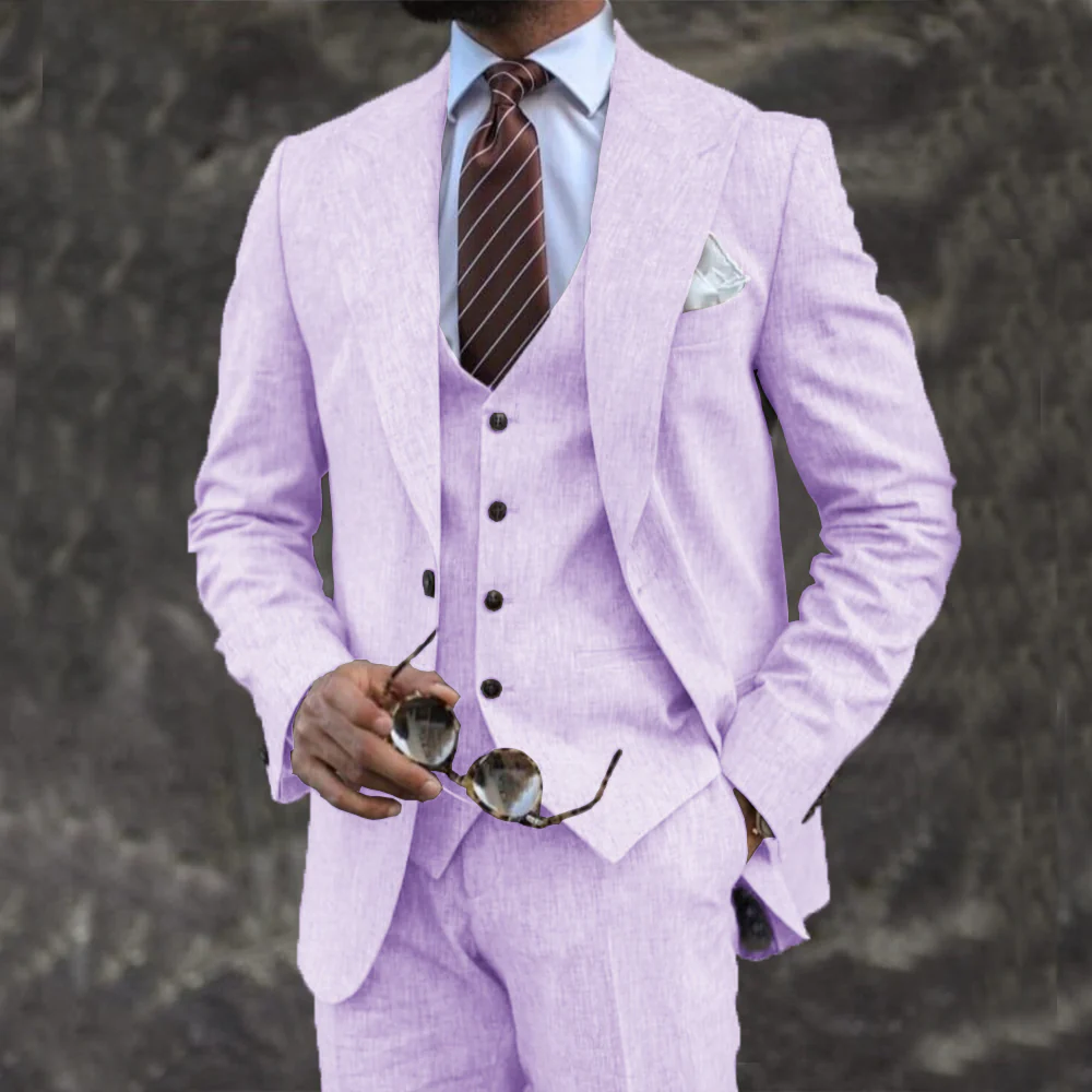Eleganter 3-teiliger Herrenanzug mit Blazer, Weste und Hose - Thilo - Image 2