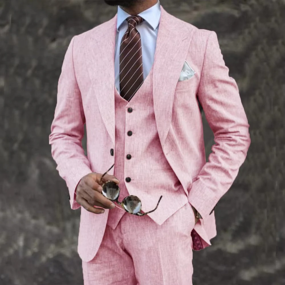 Eleganter 3-teiliger Herrenanzug mit Blazer, Weste und Hose - Thilo - Image 7