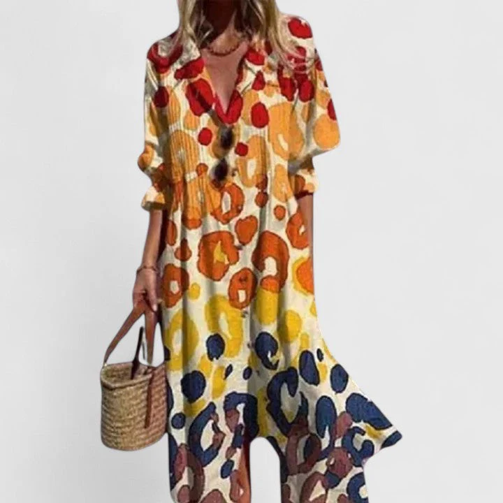 Elegantes Boho-Kleid für Frauen – Sommerliches Maxi-Kleid für jeden Anlass - Image 2