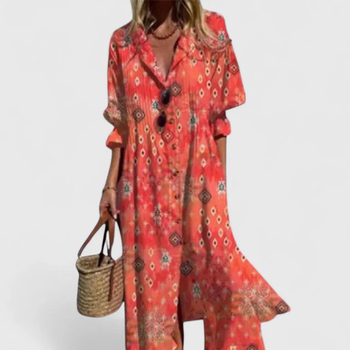 Elegantes Boho-Kleid für Frauen – Sommerliches Maxi-Kleid für jeden Anlass - Image 4