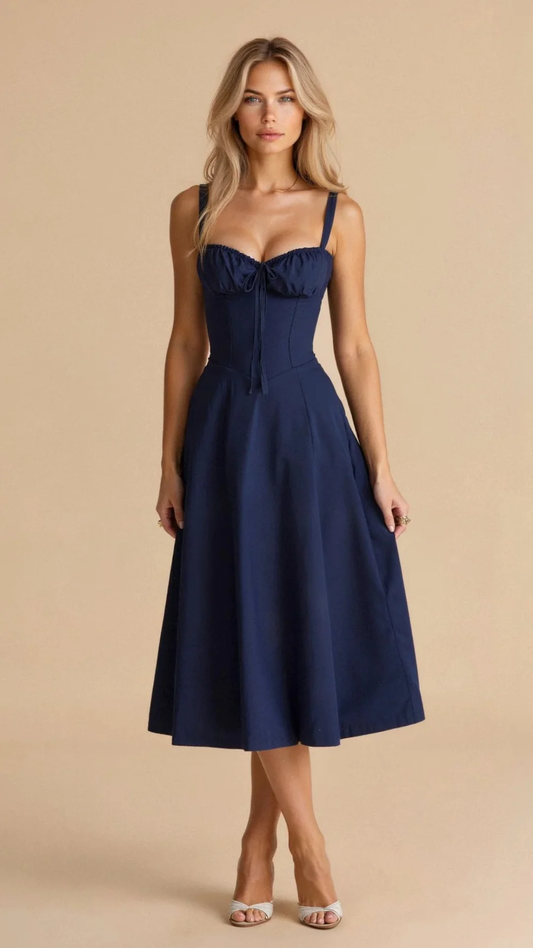 Elegantes Damen Korsett Sommerkleid | Midi - Image 10