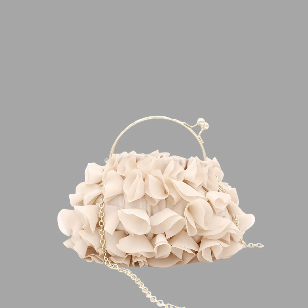 Elegantes Design: Vielseitige Damenhandtasche in Blütenform mit abnehmbarer Kette
