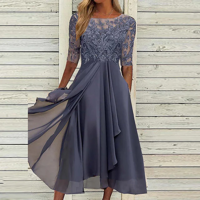Elegantes Sommerkleid mit schmeichelhafter Passform - Resi
