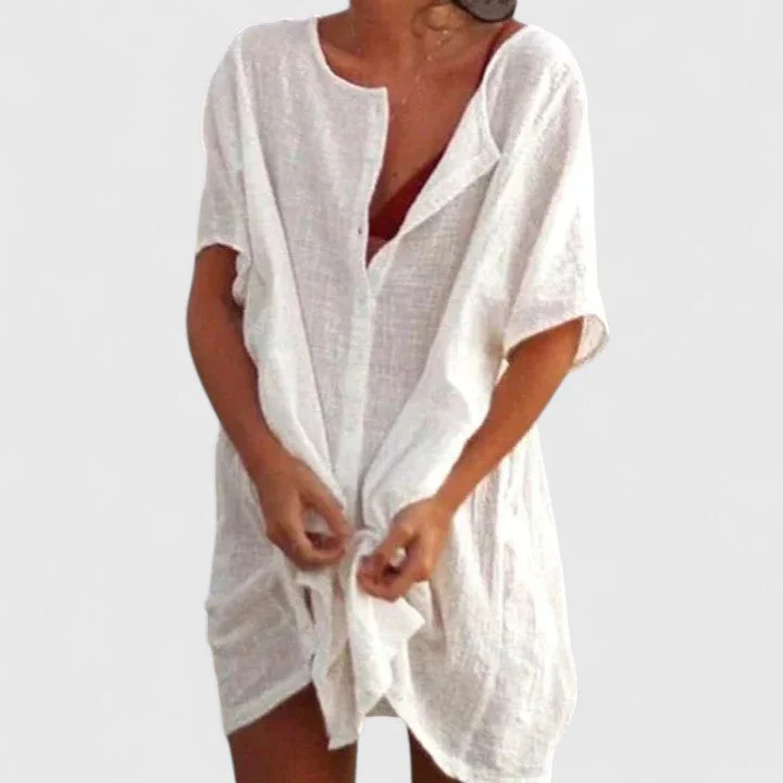 Elegantes Tunikakleid Damen – Sommerkleid für Jeden Anlass, Vielseitig und Schmeichelhaft, Perfekt für Warme Tage - Image 4