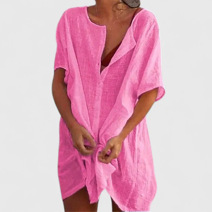 Elegantes Tunikakleid Damen – Sommerkleid für Jeden Anlass, Vielseitig und Schmeichelhaft, Perfekt für Warme Tage - Image 5