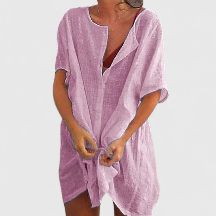 Elegantes Tunikakleid Damen – Sommerkleid für Jeden Anlass, Vielseitig und Schmeichelhaft, Perfekt für Warme Tage - Image 8