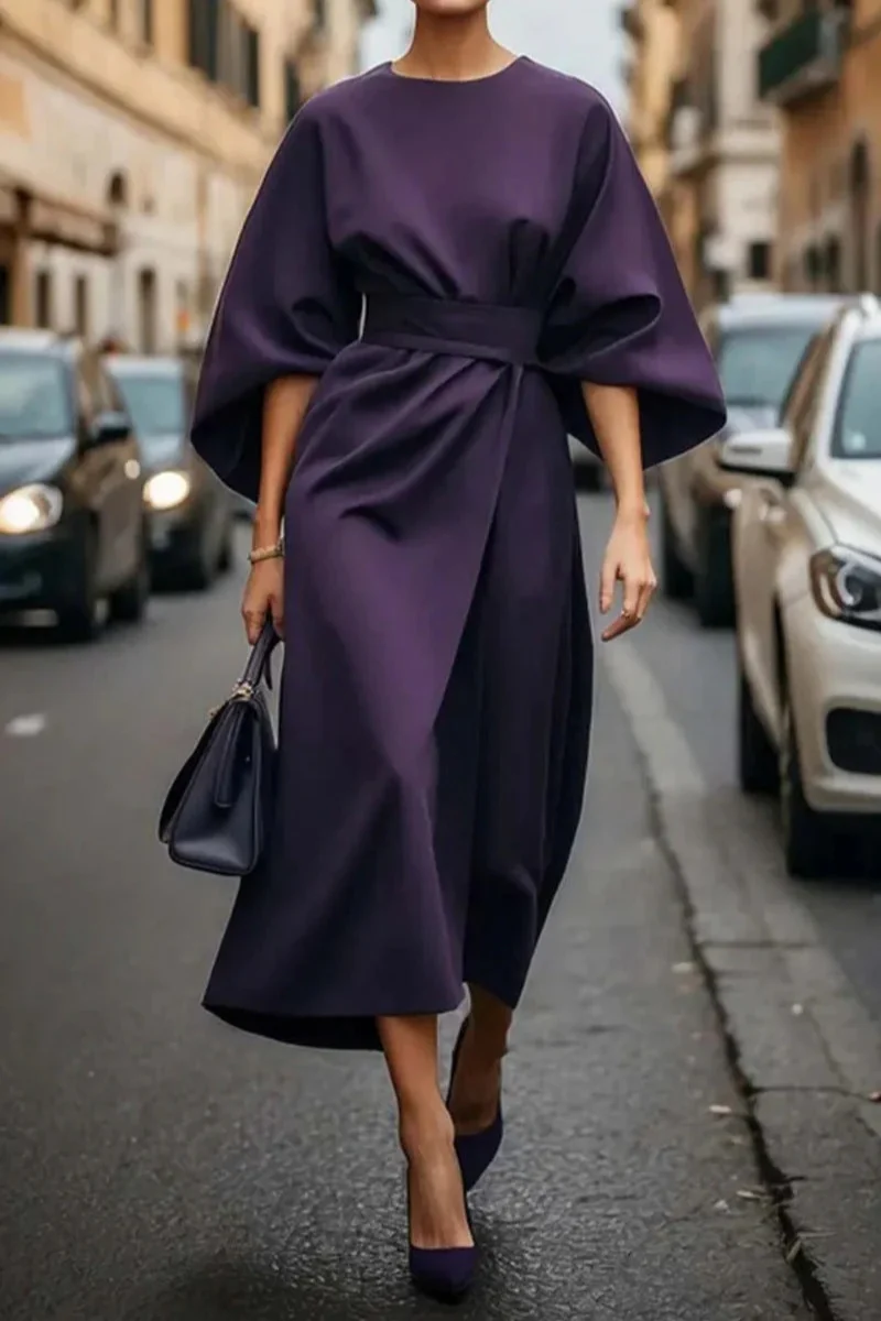 Elegantes Vintage-Kleid für Damen | Midi - Image 7