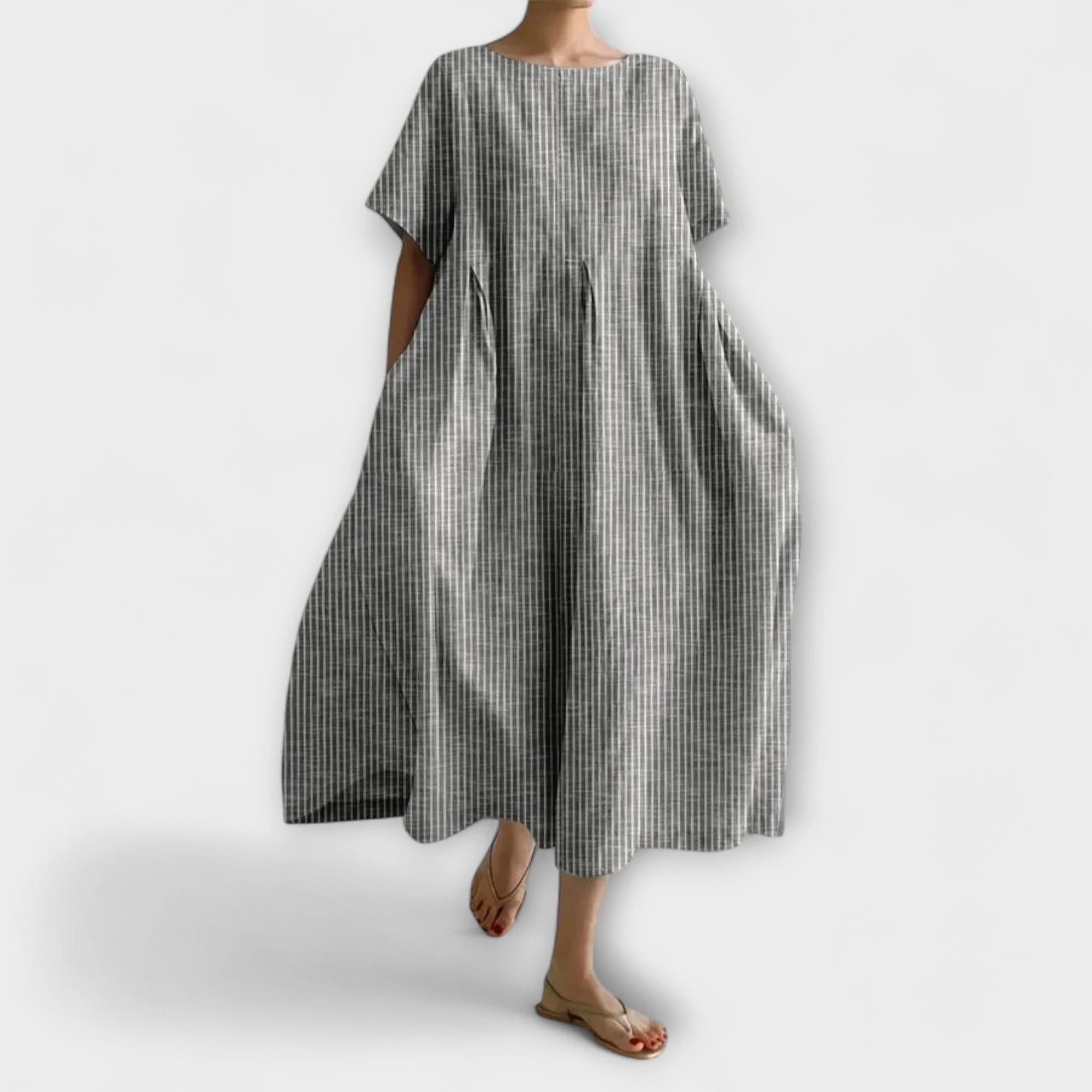 Elena | Auffälliges Midi-Kleid Damen - Image 3