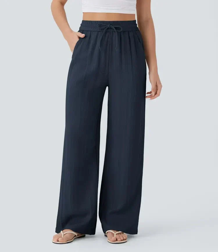 Elena | Bequeme Leinenhose mit fließender Passform - Image 32