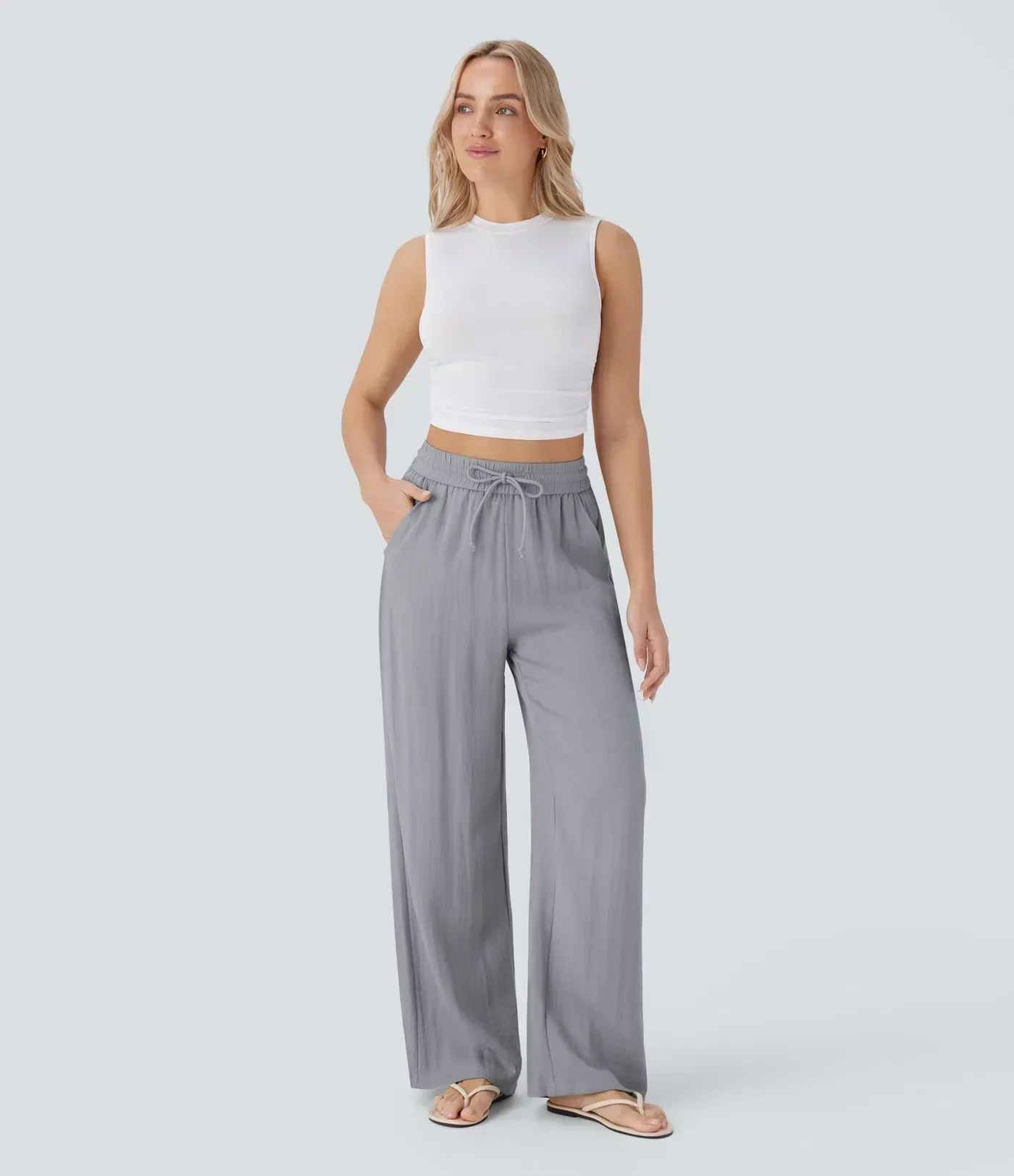 Elena | Bequeme Leinenhose mit fließender Passform - Image 8