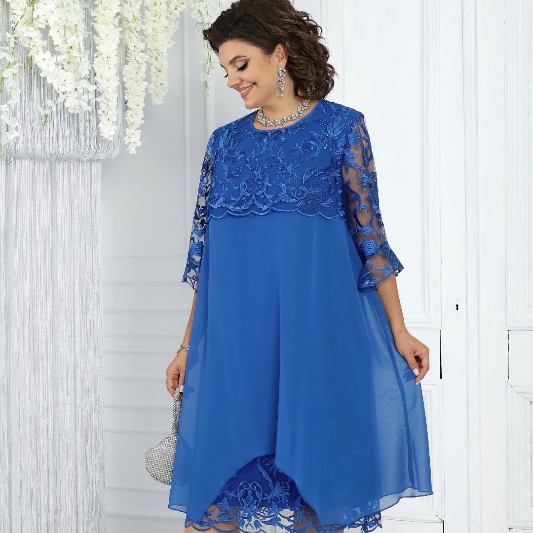 Elina | Stilvolles Damen Midikleid lässig-elegant - Image 11