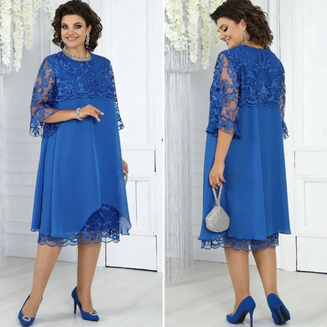 Elina | Stilvolles Damen Midikleid lässig-elegant - Image 16