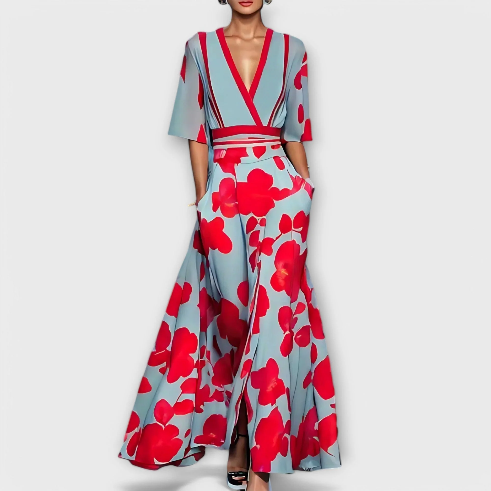 Elise - Elegantes Blumen-Minikleid