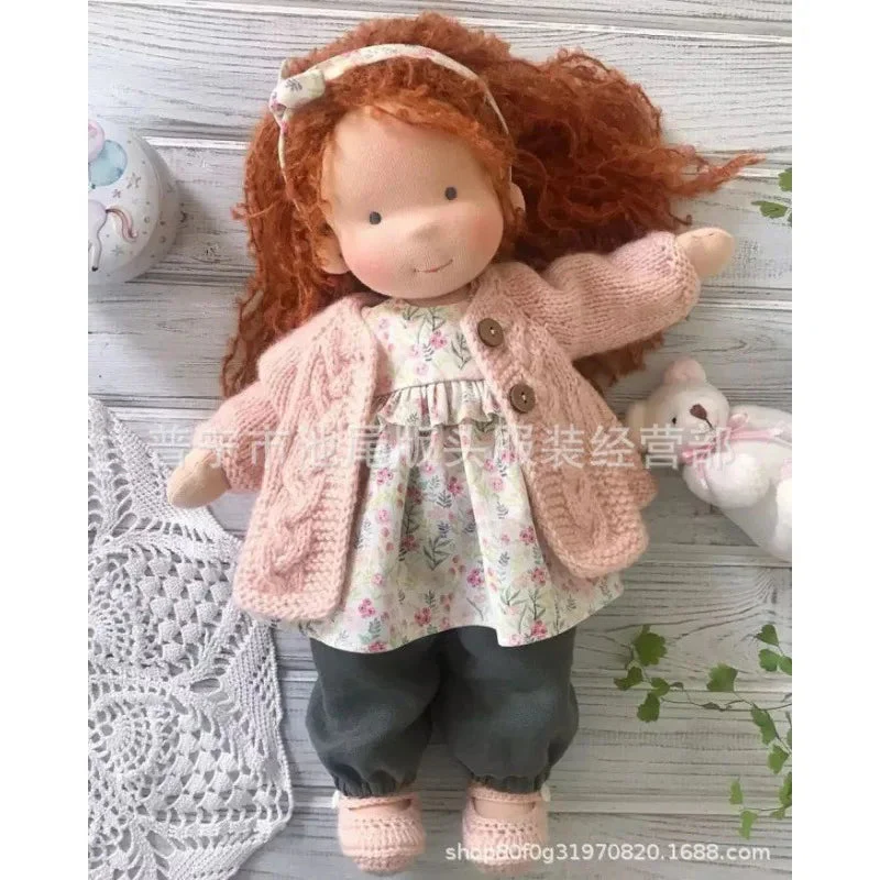 Elise | Handgefertigte Waldorf-Plüschpuppe – Weiches Baumwollspielzeug mit Stoffbox | Süß & Kuschelig | Für Kindergeburtstage & täglichen Spielspaß - Image 36