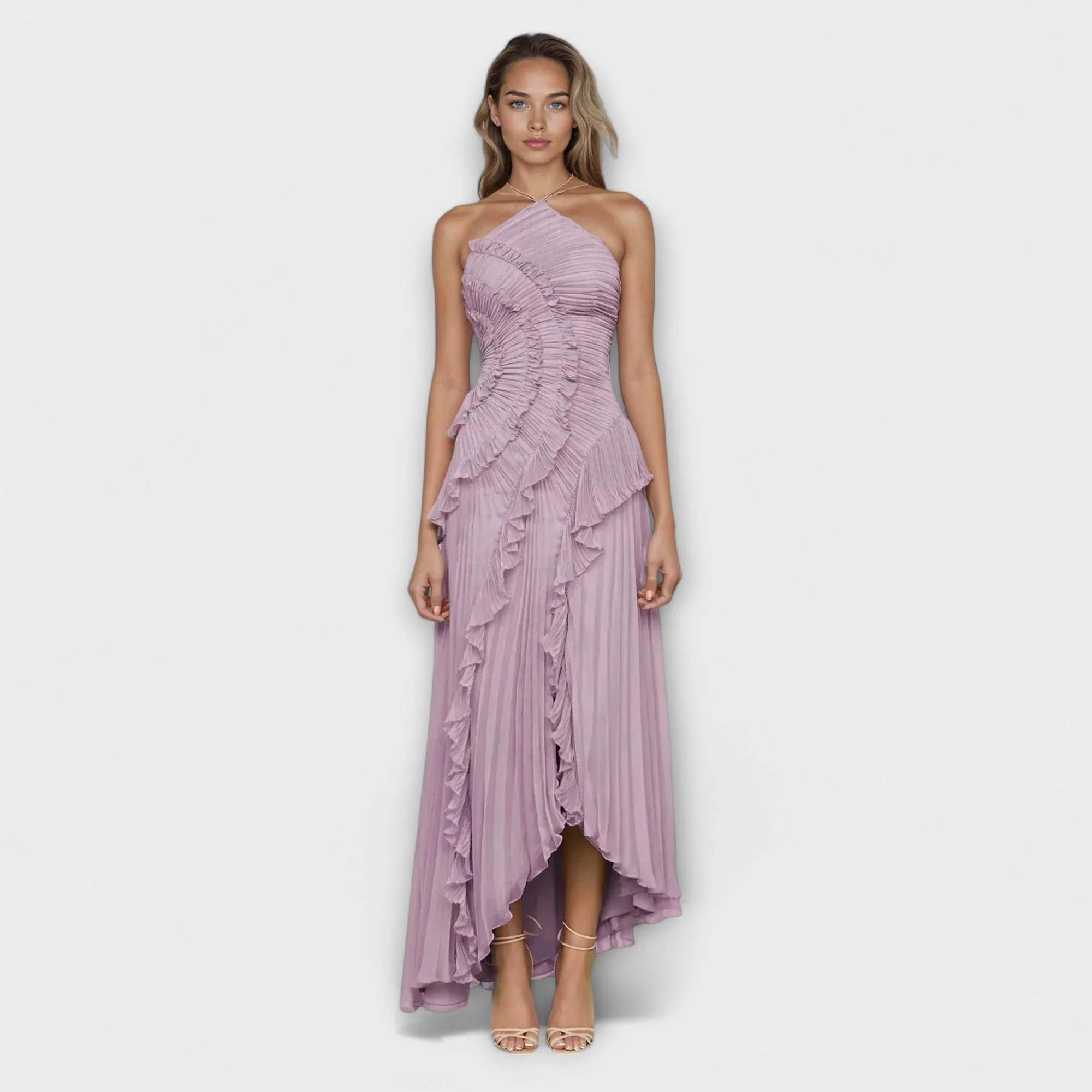 Elisia - Stilvolles ärmelloses Maxikleid