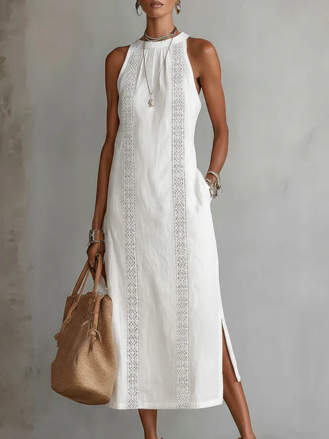 Ella | Modisches Midi Kleid Damen Chic - Image 4