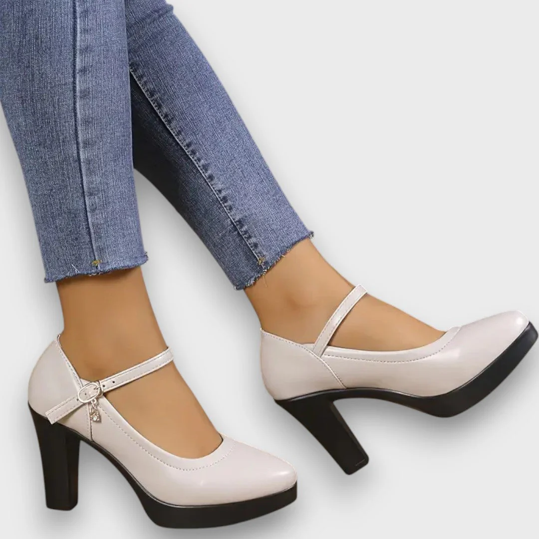Elvira – Elegante High Heels mit Blockabsatz