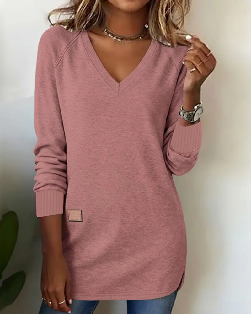 Emma | Modischer Damen Pullover V-Ausschnitt elegant - Image 11