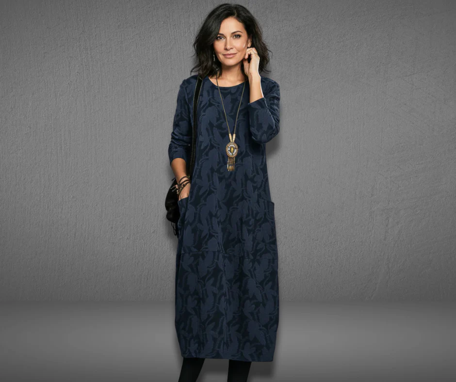 Emma | Winterkleid Damen stilvoll für festliche Anlässe - Image 3