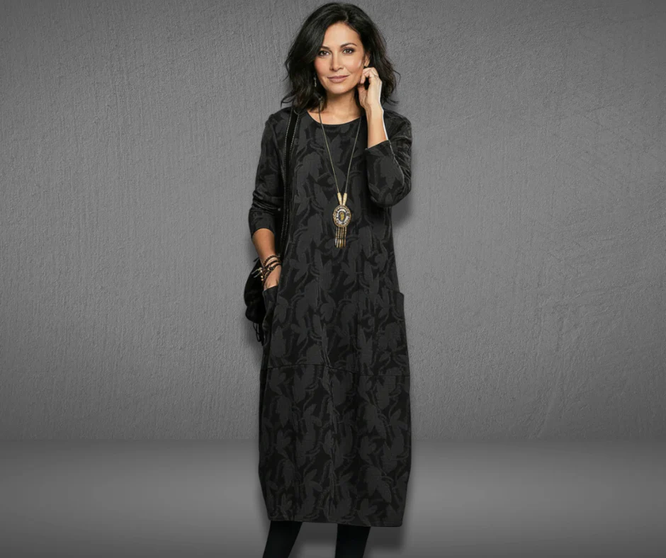 Emma | Winterkleid Damen stilvoll für festliche Anlässe - Image 4
