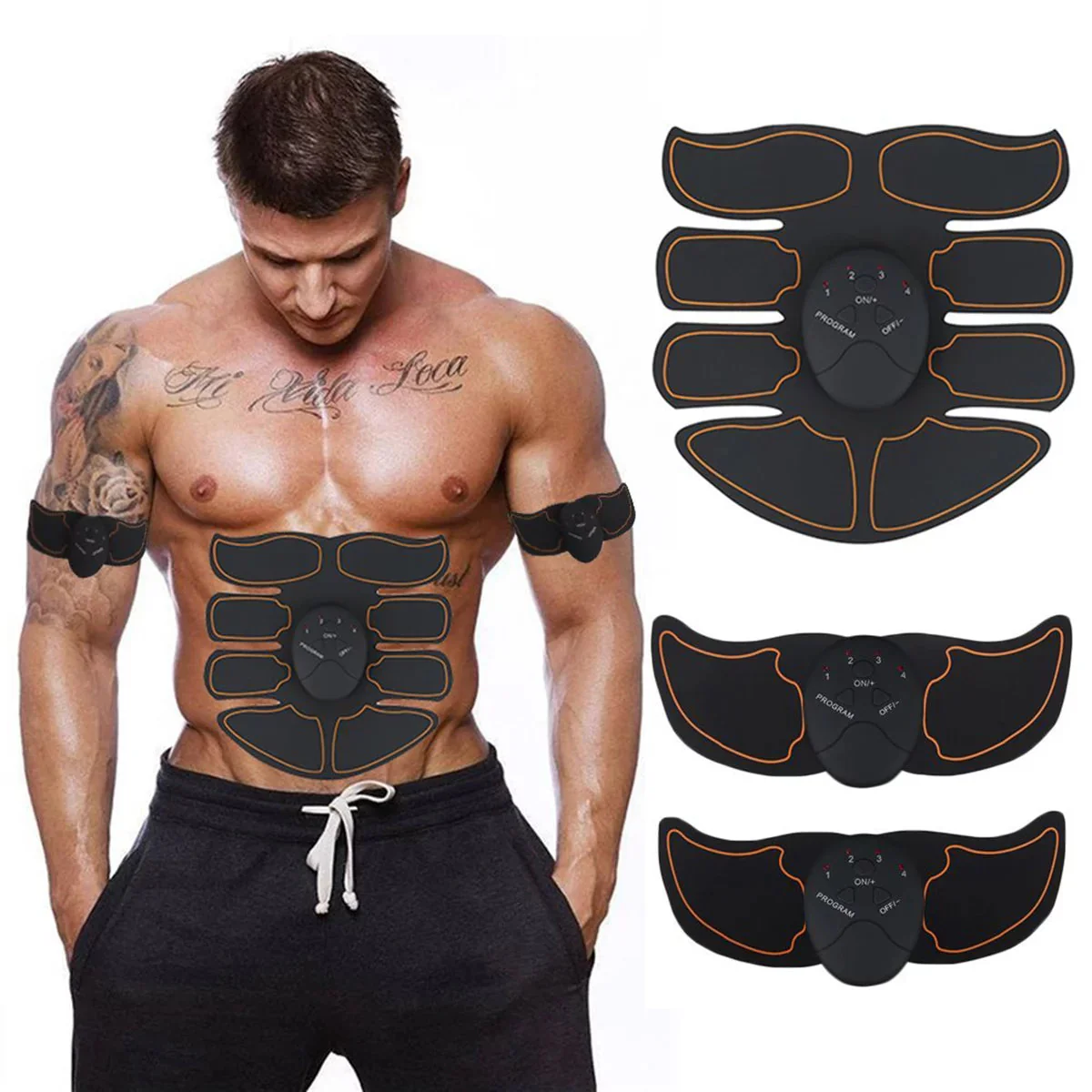 EMS Muskelstimulator Bauchtraining Heimgebrauch USB - Image 10