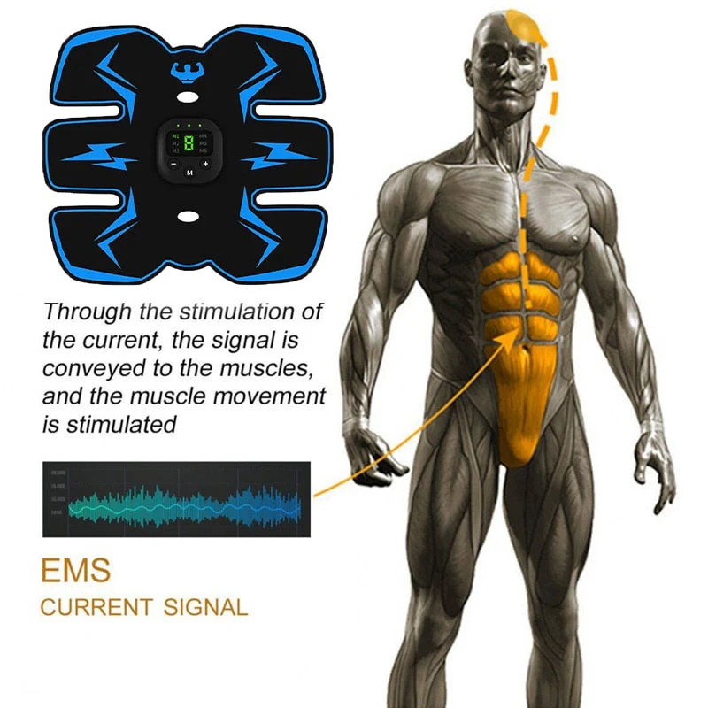 EMS Muskelstimulator Bauchtraining Heimgebrauch USB - Image 7