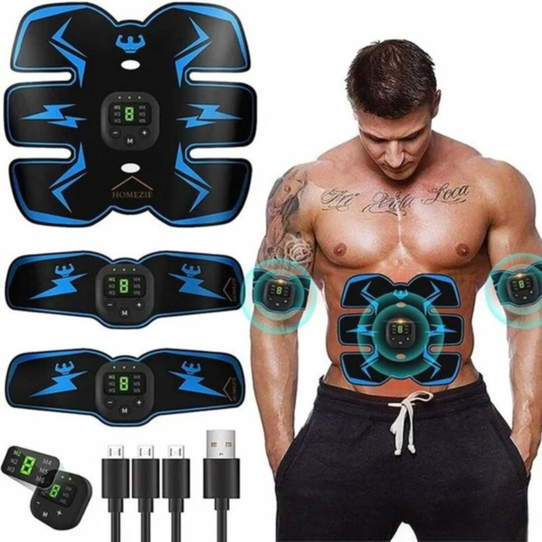 EMS Muskelstimulator Bauchtraining Heimgebrauch USB - Image 9