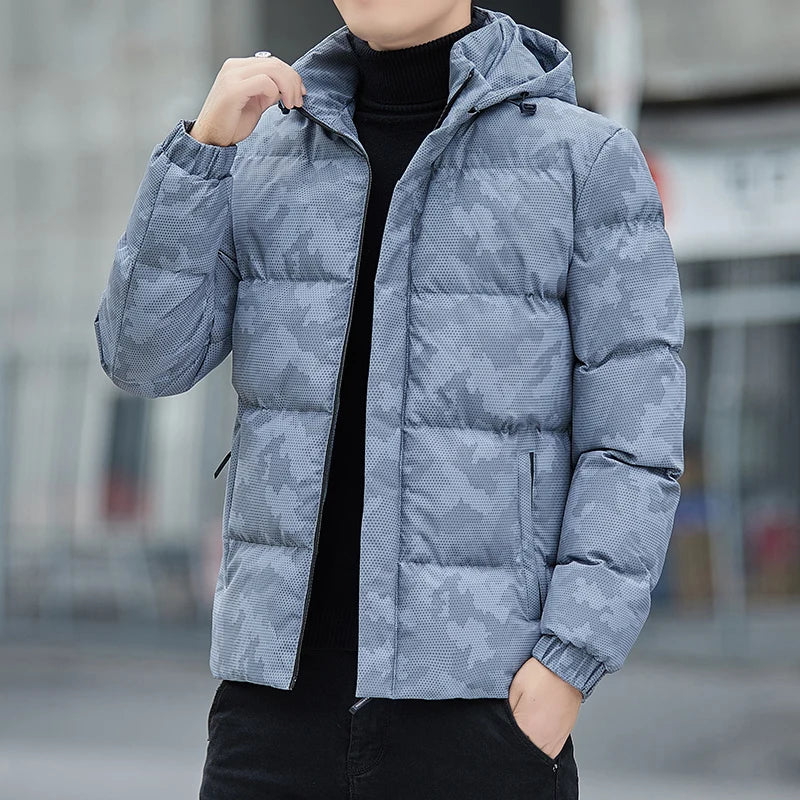 Entspannte Camouflage-Kissenjacke für Männer - Anatol