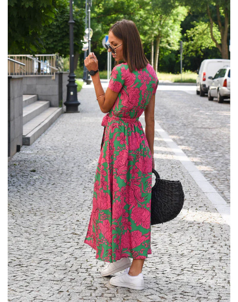 Eva | Stilvolles V-Ausschnitt-Kleid - Image 3