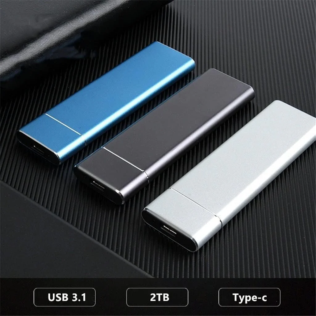 Externe SSD Festplatte Aluminum Tragbar Schnell - Image 4