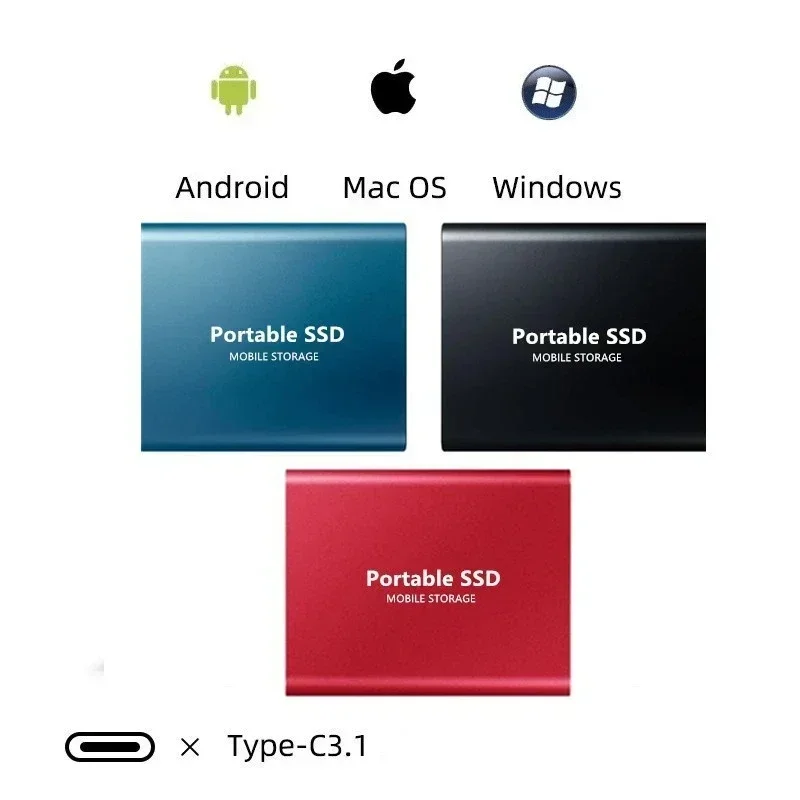 Externe SSD Tragbar USB-C Hochgeschwindigkeit - Image 4