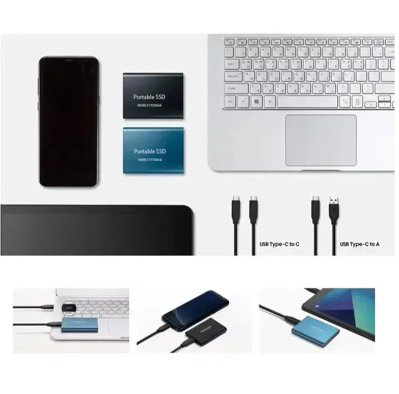 Externe SSD Tragbar USB-C Hochgeschwindigkeit - Image 5