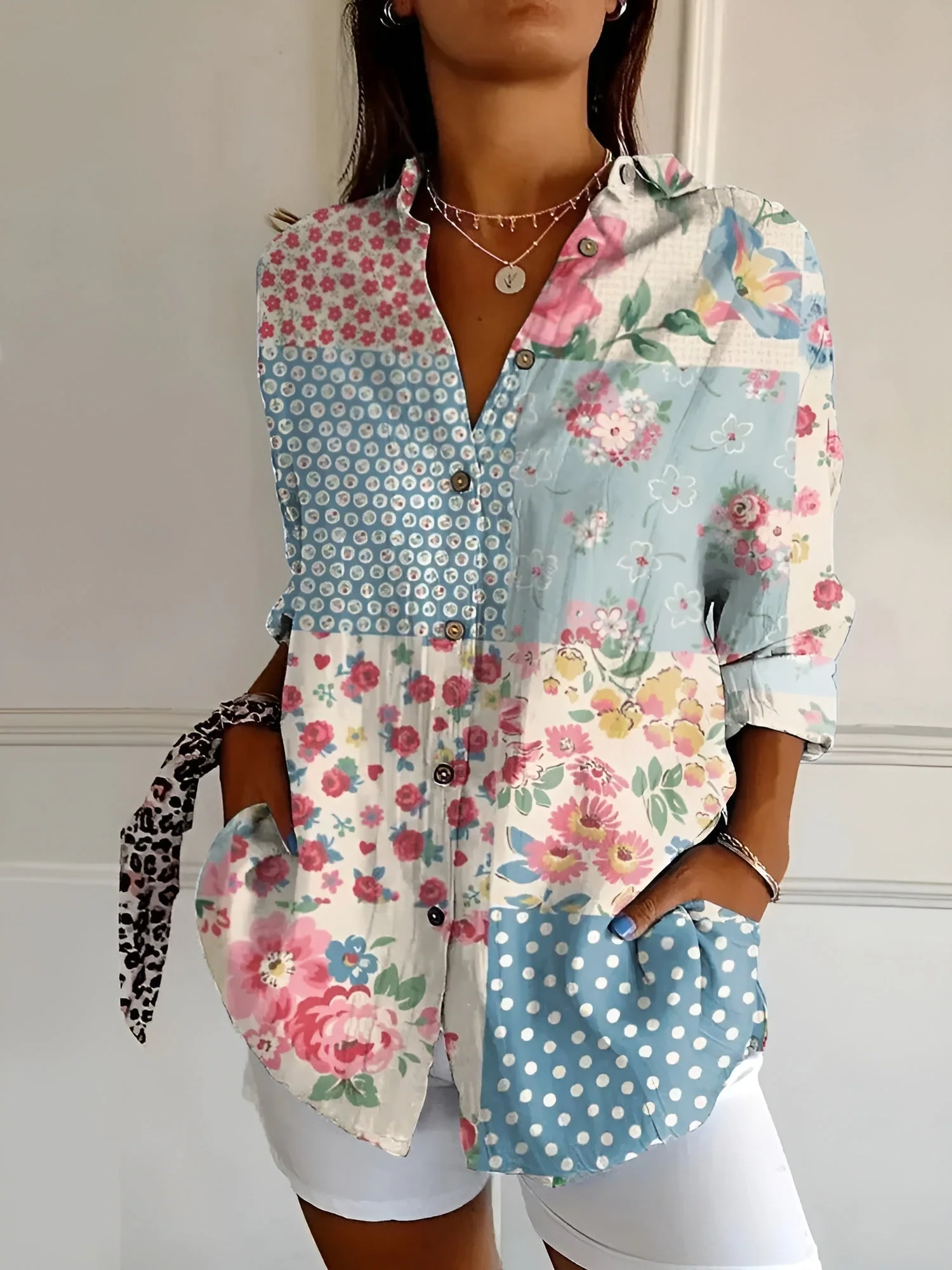 Felina - Stilvolles Button Down Hemd Für Damen - Image 5
