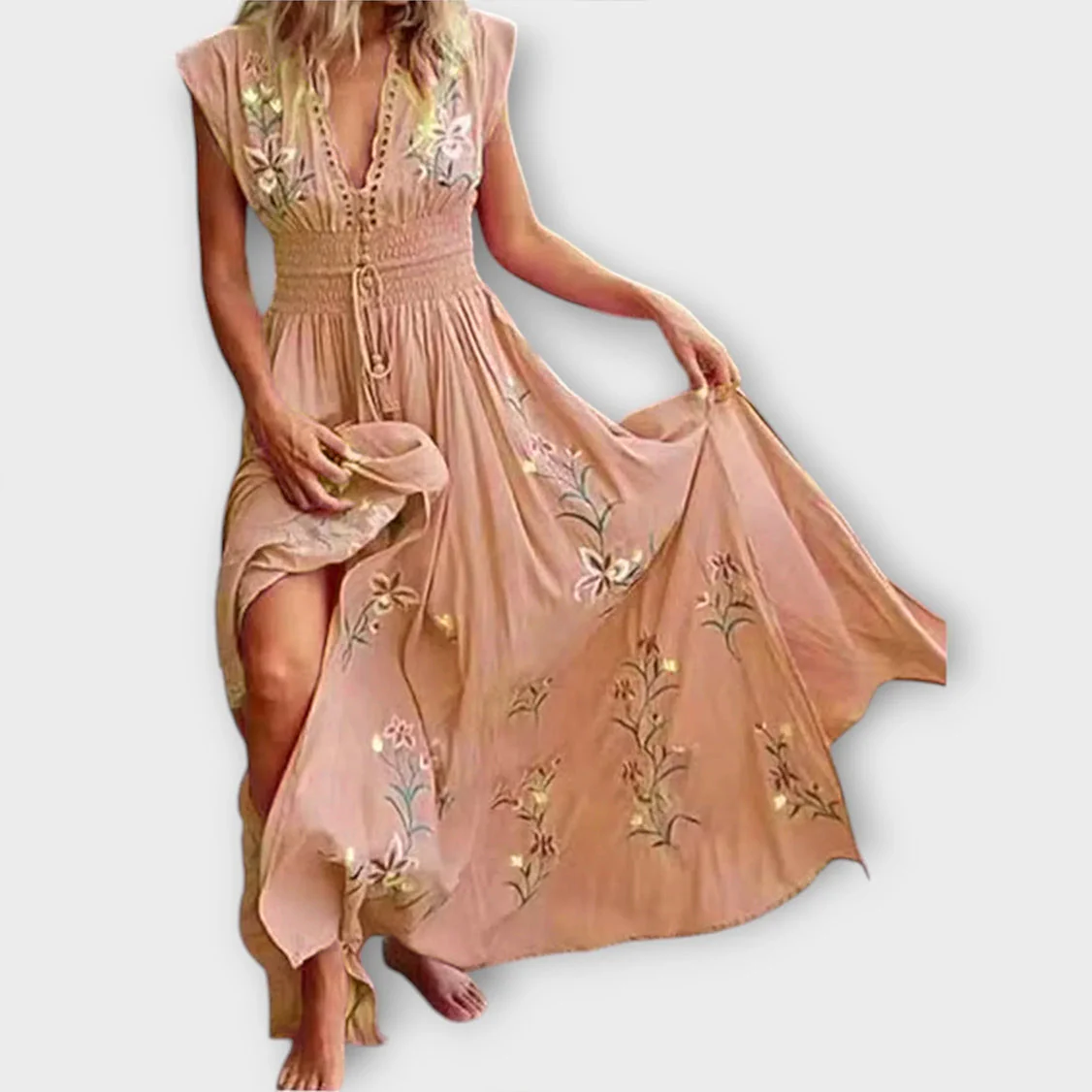 Felizia – Boho-Kleid mit bezaubernder Stickerei