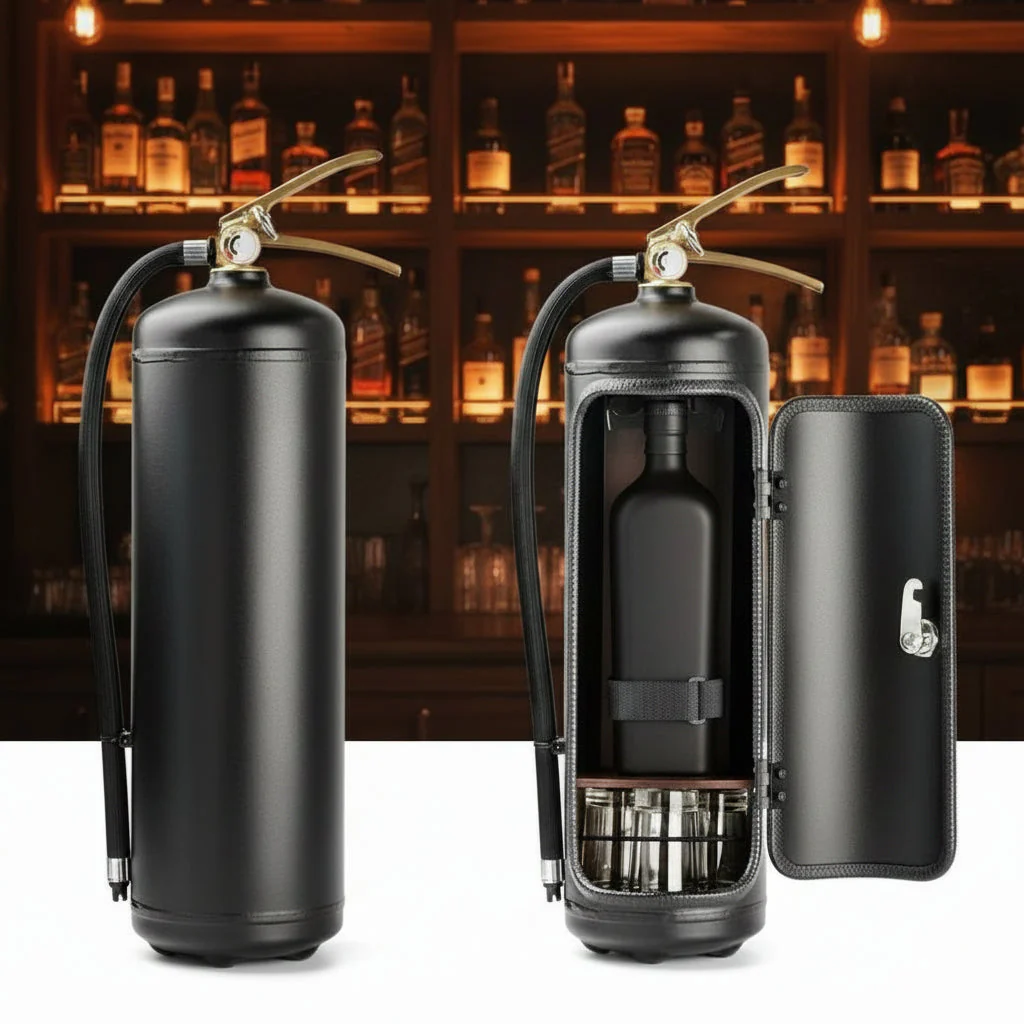 Feuerlöscher Bar Mini Bar Versteckt Getränkebar Deko Aufbewahrung - Image 2