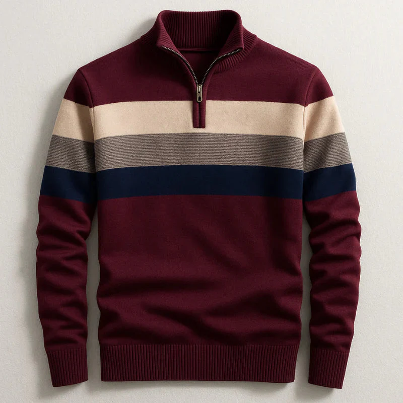 Finn | Herren-Pullover gestreift klassisch & modern - Image 2
