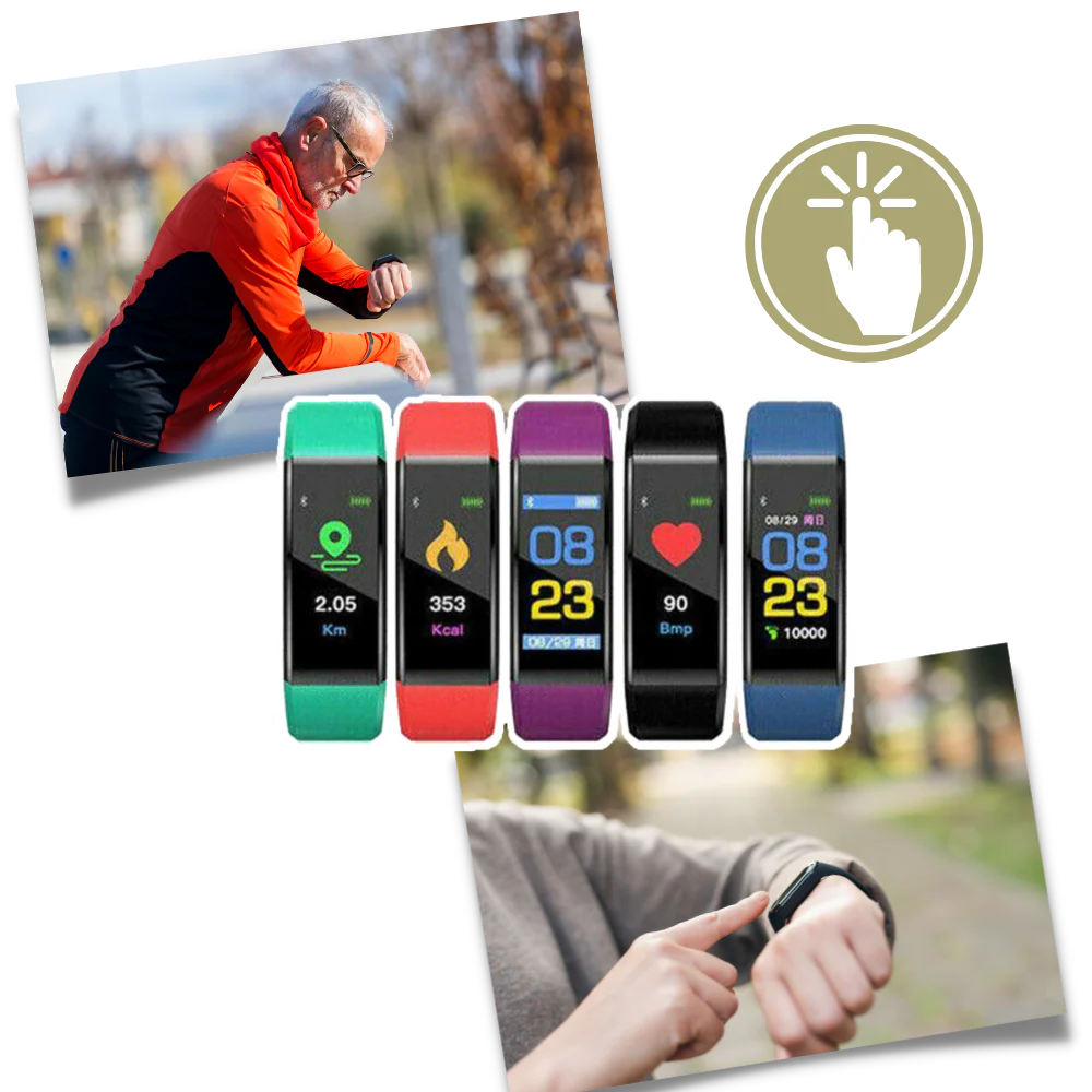 Fitness Uhr Senioren Silikon Wasserdicht - Image 10