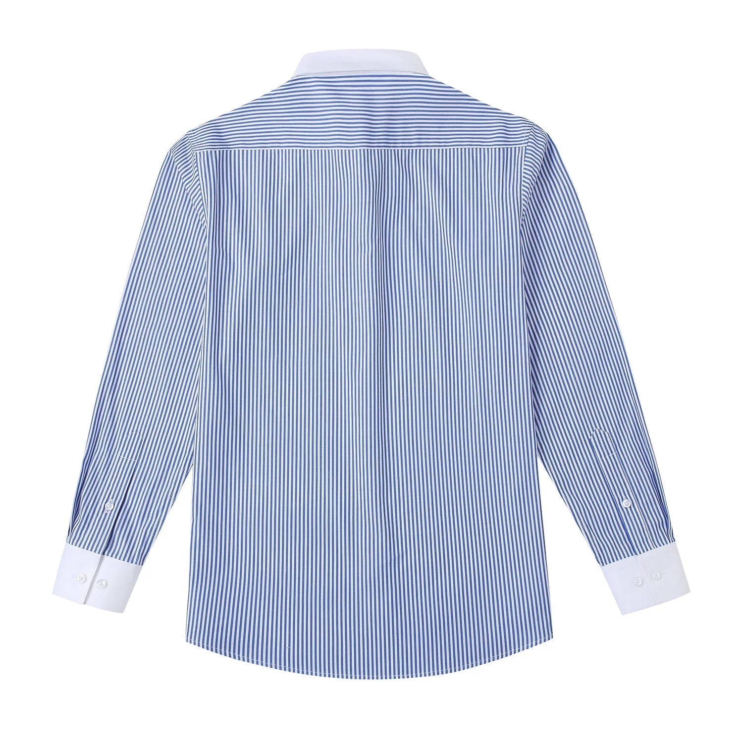 Gabriel | Trendiges Shirt Weiß Blau Herrenmode - Image 2