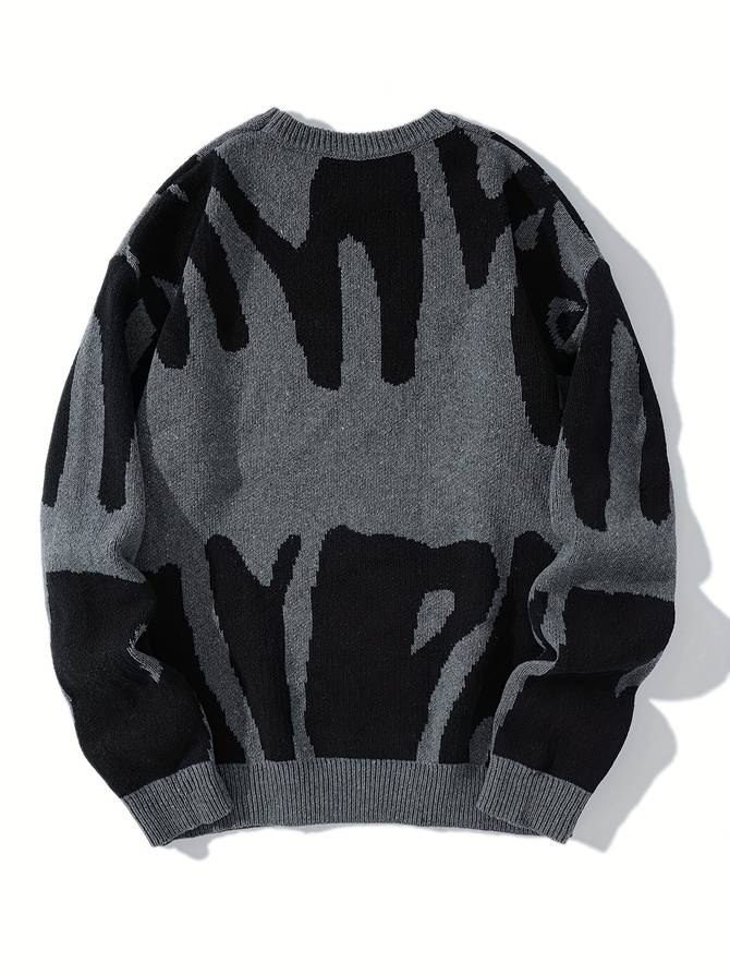 Gemusterter Pullover für Damen