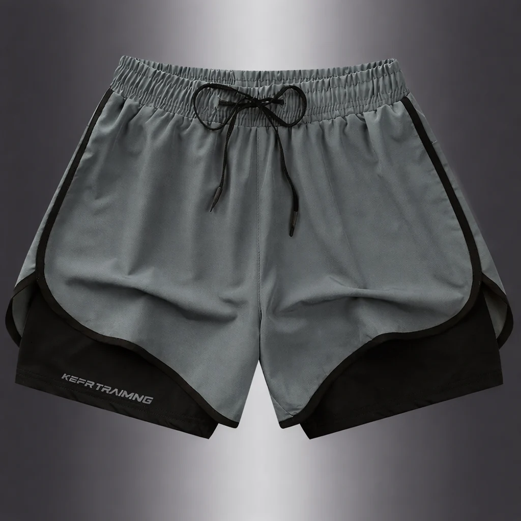 Geometrische Sportshorts für Damen – Stylisch und atmungsaktiv für Fitness und Laufen