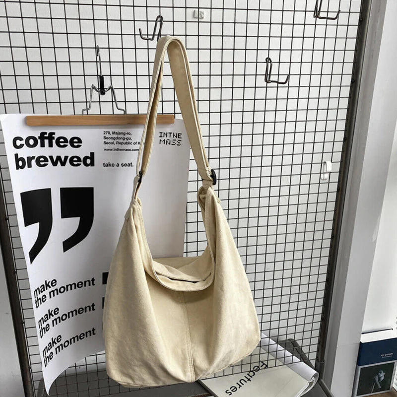 Geräumige Handtasche für Damen – Minimalistische Umhängetasche für Alltag und Freizeit, Schultergurt - Image 3