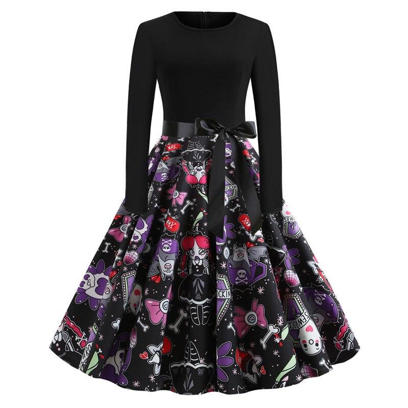 Gothic Karikatur Druck Halloween Kostum | Midi - Image 9