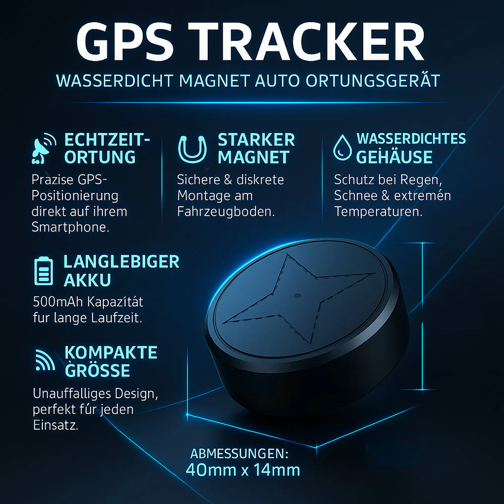 GPS Tracker Auto Wasserdicht Magnetisch Mini Ortungsgerät - Image 2