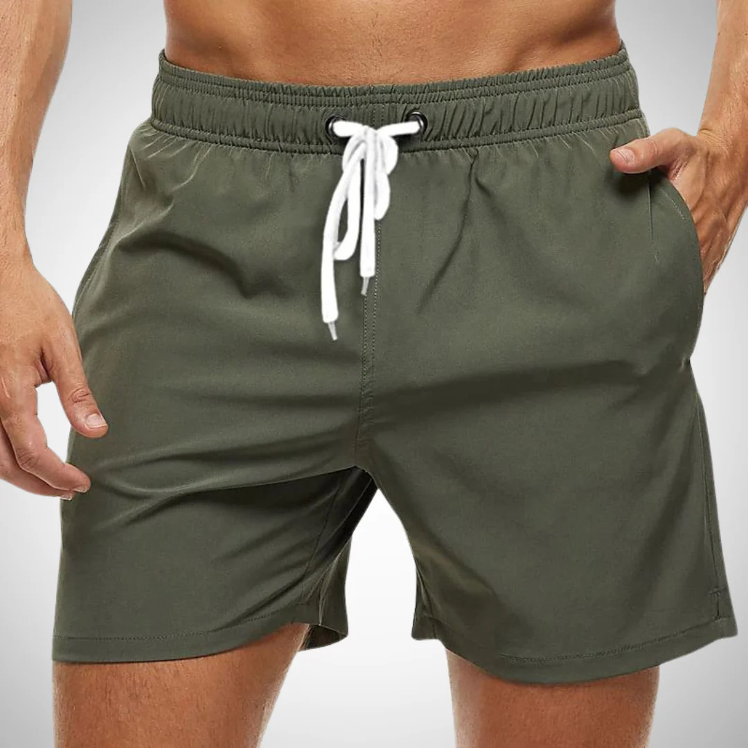 Gregor - Komfortable Herren Badehose im einfarbigen Design