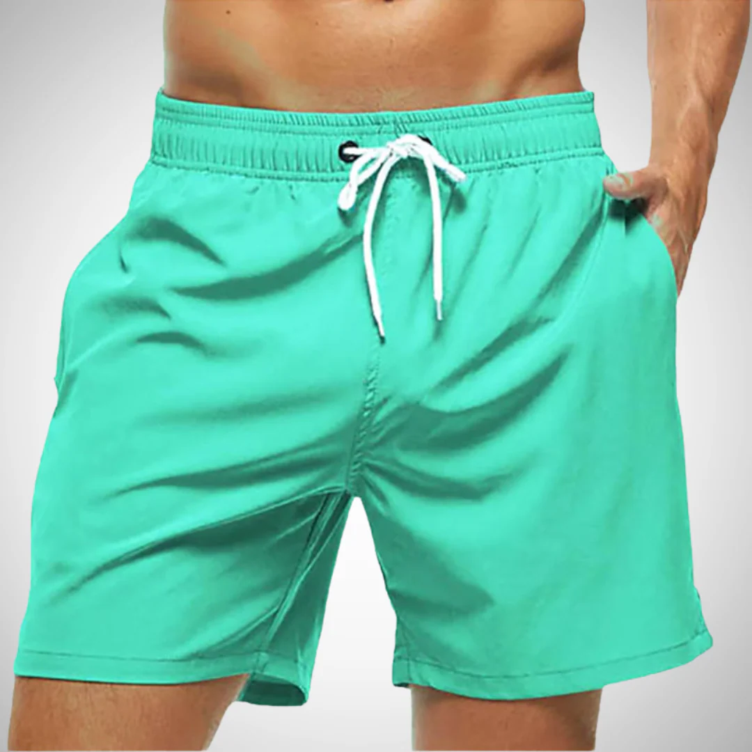 Gregor - Komfortable Herren Badehose im einfarbigen Design - Image 2