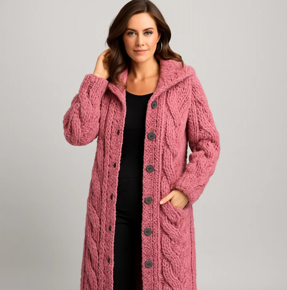 Greta | Stilvoller Strickmantel Damen zeitlos - Image 7