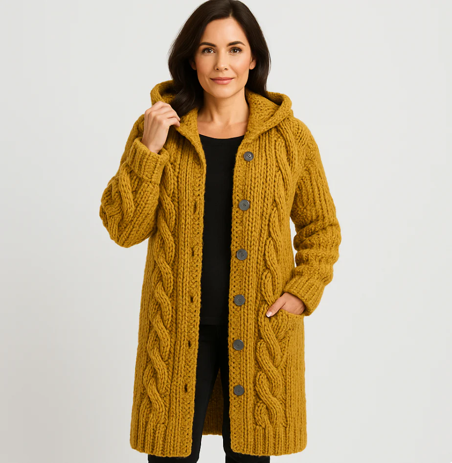Greta | Stilvoller Strickmantel Damen zeitlos - Image 8
