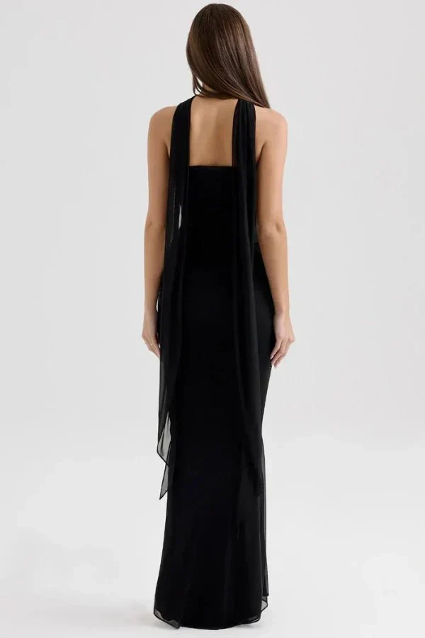Hanna | Damen Trägerloses Corsagen Maxikleid Raffung – Korsett Maxi Trägerlos 2026