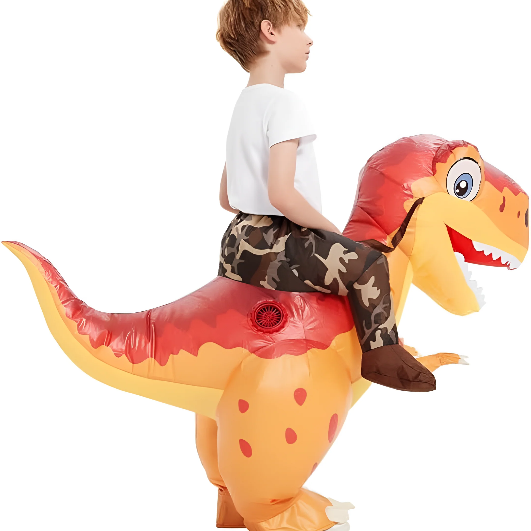 Halloween Dinosaurier Kostüm Aufblasbar Kinder - Image 3
