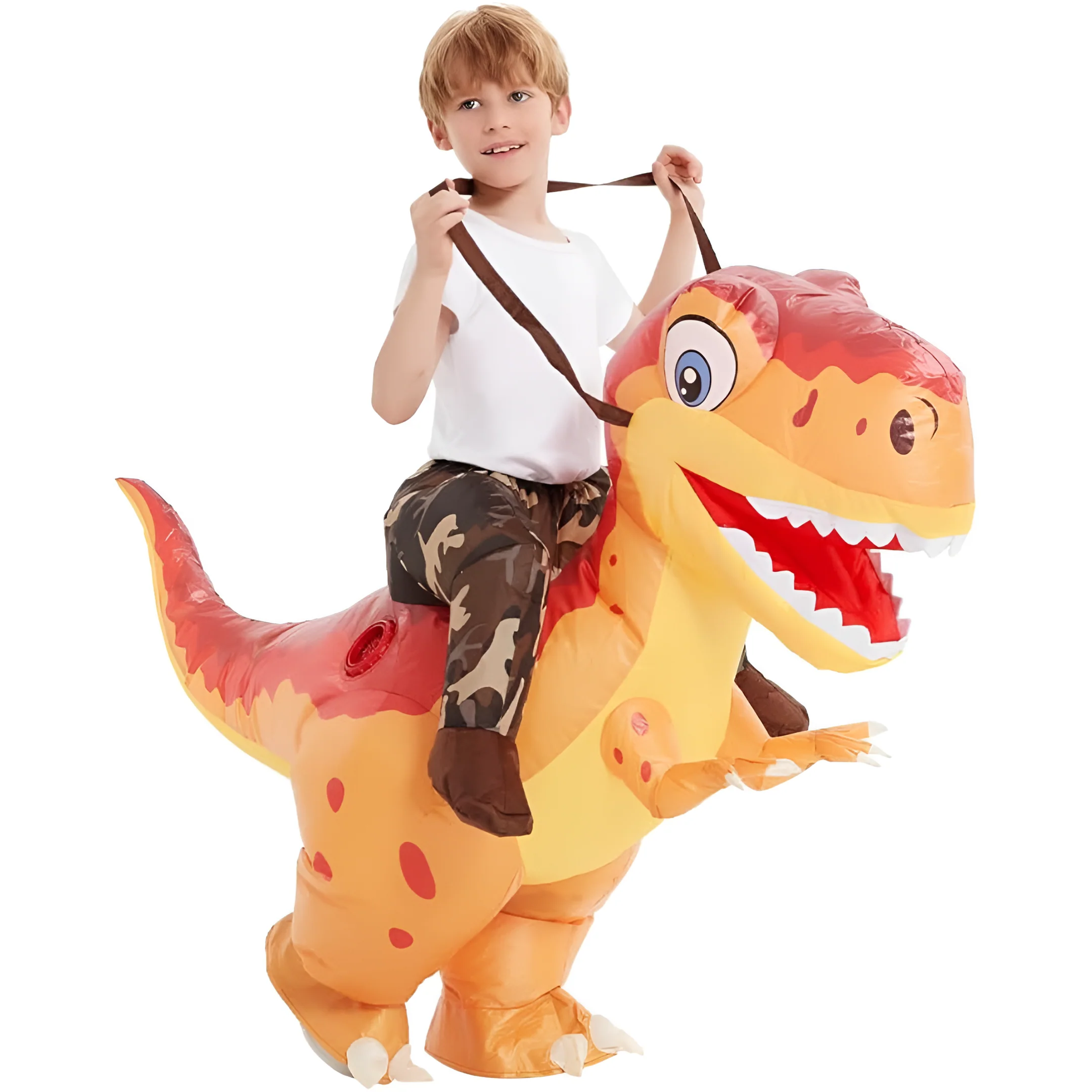 Halloween Dinosaurier Kostüm Aufblasbar Kinder - Image 5